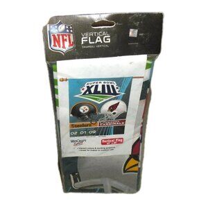 Pittsburgh Steelers Arizona Cardinals Super Bowl XLIII Flag 27 X 37 Inches New
